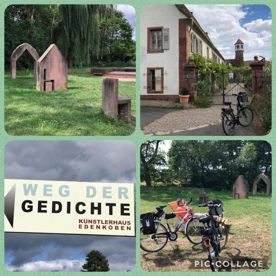 Willkommen In Unserem Kleinen Paradies Venningen Exteriör bild